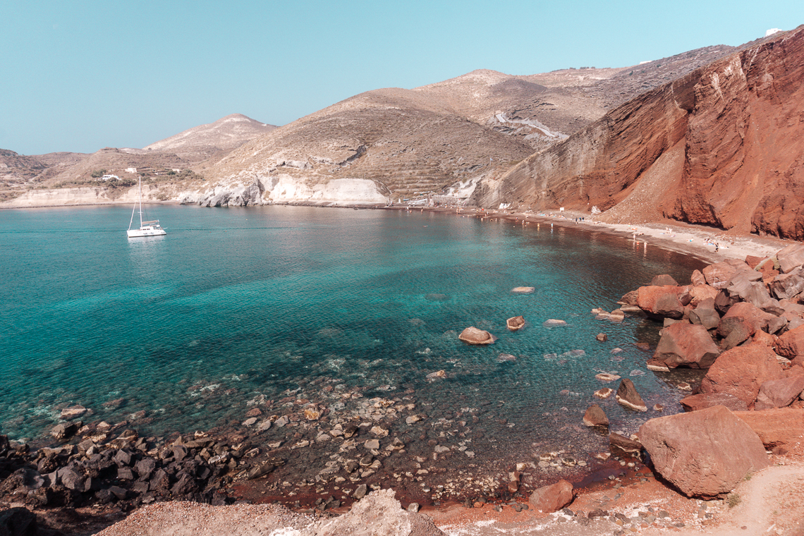 Spiaggia Rossa Santorini  - Condividiamo il viaggio